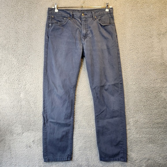 Levis 508 Jeans Mens Size 34x32 (Measures 34x30) Straight Leg Zip Fly Pockets - Picture 1 of 10